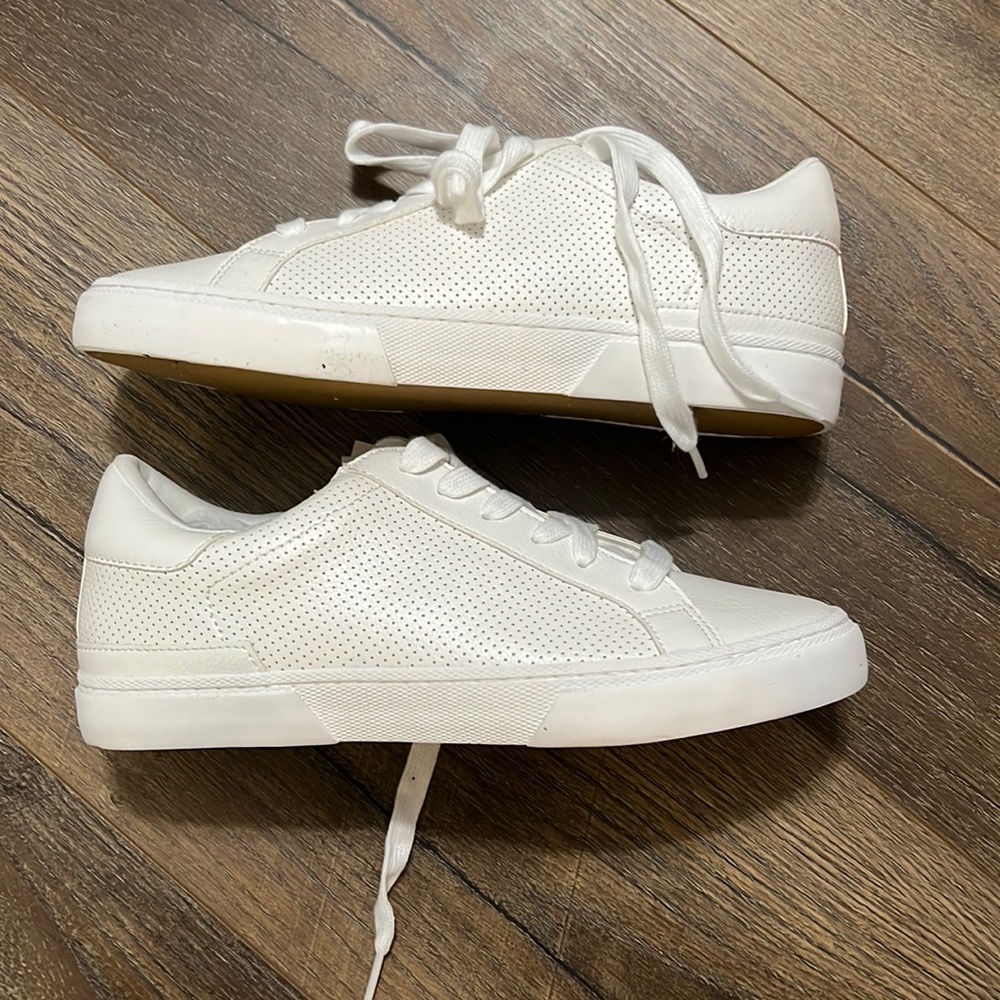 Brand New white leather sneakers